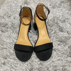 Like New Short Chunky Black Heels